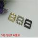 Zinc alloy high plating light gold 16 mm width handbag buckles adjustable strap