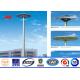 23m 3 Sections HDG High Mast Lighting Pole 15 * 2000w For Airport Lighting