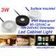 Dimmable 3W LED Light Surface install Mini LED Cabinet Light IP65 COB Led Lamp Lighting fixture