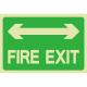 Safety Right Photoluminescent Signs Signs Glow In The Dark Exit Lights