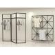 Fashionable Style Clothing Display Rack / Metal Retail Clothes Display Stands