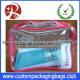 Clear Custom Packaging Bags Waterproof Cosmetic / Make Up PVC Material Long Lifespan