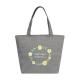 Daisy Pattern Waterproof Reusable Grocery Tote Open Bucket Shoulder Shopping Bag