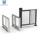 Pedestrian Swing Turnstile Gate 304 Stainless Steel Cabinet With Face Recognition