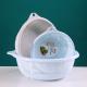 30cm Plastic Basket Organizer Round For Fruits Vegetables 24pcs/Carton