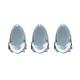 Standard Style Sliver Funeral Coffin Decorative Coffin Parts With Iron Tubes