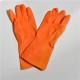 Waterproof Oil Resistance Kitchen Rubber Gloves cotton flocklined Rubber Gloves