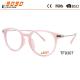 Lady's fashionable TR90 optical frame , stainless steel temples with plastic tip