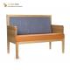 Environmental Protection Restaurant Booth Sofa Leather Booth Seating 85cm height