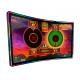 4K Resolution 43 Inch Curved Monitor PCAP Touch Screen Monitor For Gaming