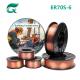 ER70S-6 Copper ARC Welding Wire MIG 0.8 ER50-6 Gas Shielded For Mild Steel Weld Carbon Steel Alloy Co2 Material