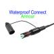Black Fiber Optical Patch Cord LSZH G657A2 Corning Armour IP68 SC/APC 5.0 / 3.0
