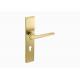 Gold Modern Dummy Lever Door Handles 145mm For Bedroom