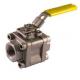 Stainless Steel 3 Piece 4 Bolt Enclosed Standard Port Ball Valve with Threaded Connection