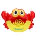 nontoxic ABS Crab Bubble Machine 19*13cm for Kids Christmas Gift