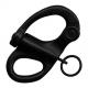 Quick Release Fixed Shackle Black Marine Hardware With Round Ring