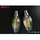 C35 Shape E12 Led Filament Bulb Ac 120v 4w 2700k With Clear Glass Cover