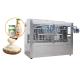 Automatic 250ml 500ml Glass Bottle Jar cream Cheese Sauce Filling Machine With Heating And Mxing