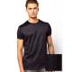 cotton mesh t-shirt with rolled sleeves dry fit t shirt mesh facric
