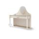 High End White Elegant Design Bedroom Dressing Table With Mirror  W005B13