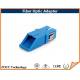 Singlemode SC UPC Polishing Simplex Fiber Optic Cable Adapter Internal Shutter