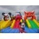 PVC Tarpaulin Mickey Mouse Inflatable Amusement Park For Commercial Uses
