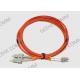 Multi Mode Duplex OFNR 5M LC SC Fiber Optic Patch Cord