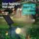 Landscape Solar Spot lights 7 LED Bulb RGB Color Changing Heat / Frost Resistant