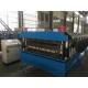 Chain Drive Double Layer Roof Panel Roll Forming Machine / Roll Former With Manual Decoiler