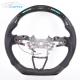 Round Style Honda Carbon Fiber Steering Wheel Civic Plain Weave LED Display
