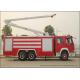 Sinotruck Howo 6x4 High Jet Tender Fire Truck With Water Tank 5500 L Jetting 18m