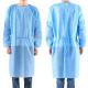 Custom Blue Isolation Gowns , Disposable Chemical Suit Chemotherapy Various Color