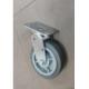 152*50mm Heavy Duty Swivel Plate Caster Without Brake