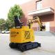 Orchard Mini Clamshell Shovel Excavator Trailer Small Bagger Micro Earth Moving Small Digger