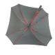 Durable Square Red Color Frame Windproof Golf Umbrellas With Reflective Logo