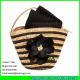LUDA mini straw handbag fashoin stripe children shoulder straw bag