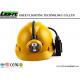 6.6Ah Battery Cordless Miners Cap Lamp 3.7V Strong Brightness With USB Charger