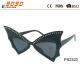 Fashion butterfly shape sunglasses ,decorated on the frame ,suitable for men and women