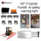 Forklift AI  IP67 Forklift Red Zone Light 10V - 80V Red Safety Lights For Forklifts