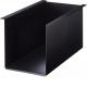 Metal Under Table Storage Box with Heavy Duty Shelf and Floating Hidden Desk Drawer