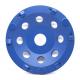 PCD Diamond Cup Grinding Wheel , Cup Stone Grinding Wheel With Hard Alloy