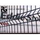 3D Curved Parks Green Mesh Security Fencing Easily Assembled