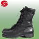 Combat tactical boots Genuine Leather Black Boot Mens Rubber Sole 6 8 Height