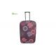 600D Polyester Lightweight Cabin Printed  Suitcase Multiple Interial Pockets
