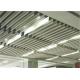 Decorating Metal Suspended Aluminum Ceiling Waved shaped 0.7mm For office ceiling tiles