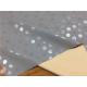 With Transparent Dot Garment Leather Fabric For Wadded Coat 0.2mm Grey Color Pu Coated