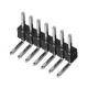 Single Rows angle Male 2.54mm Breakable Pin Header connector