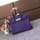 full hand-made ladies calfskin bags 30cm 35cm purple designer handbags women luxury handbags famous brand handbags