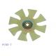 Excavator spare parts 8 blade 8 holes PC65-7 fan blade cooling fan