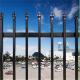 Black Outdoor Metal Picket Steel Fence 6ft X 8ft Wrought Iron Garden Fence